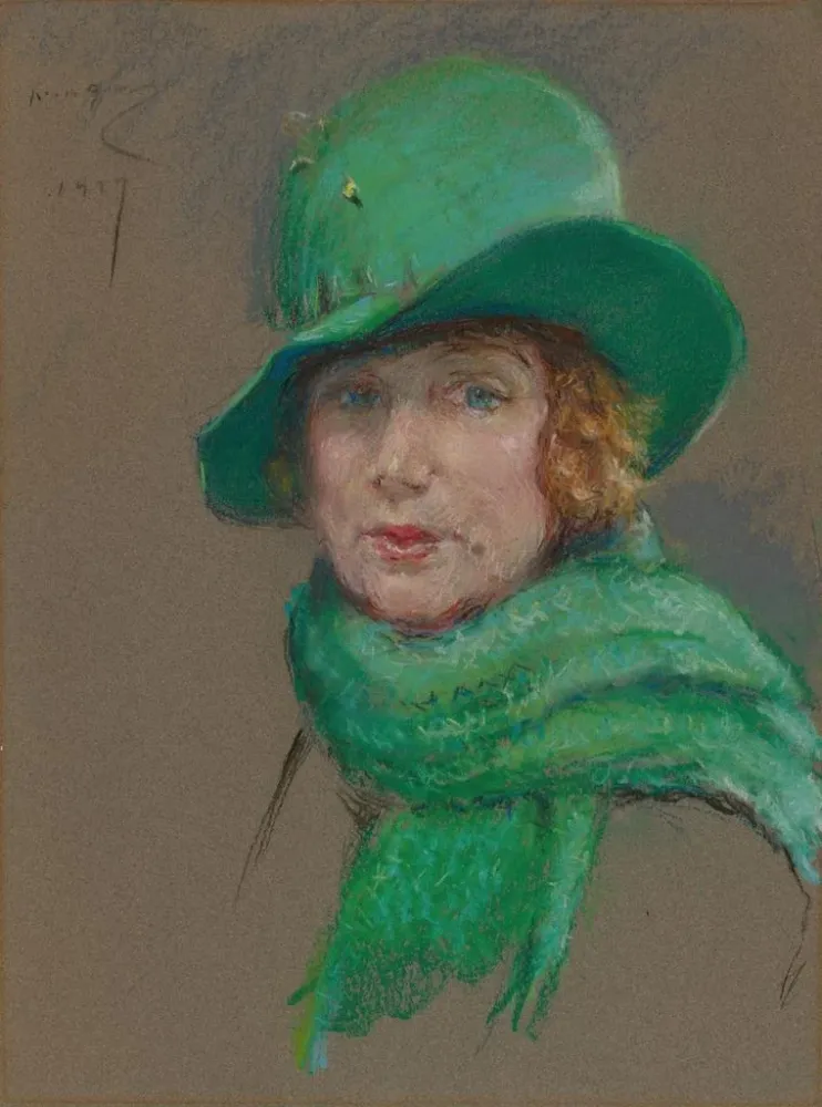Maalaus Odette Tyler Shepherd - Alice Pike Barney | Taidetuloste
