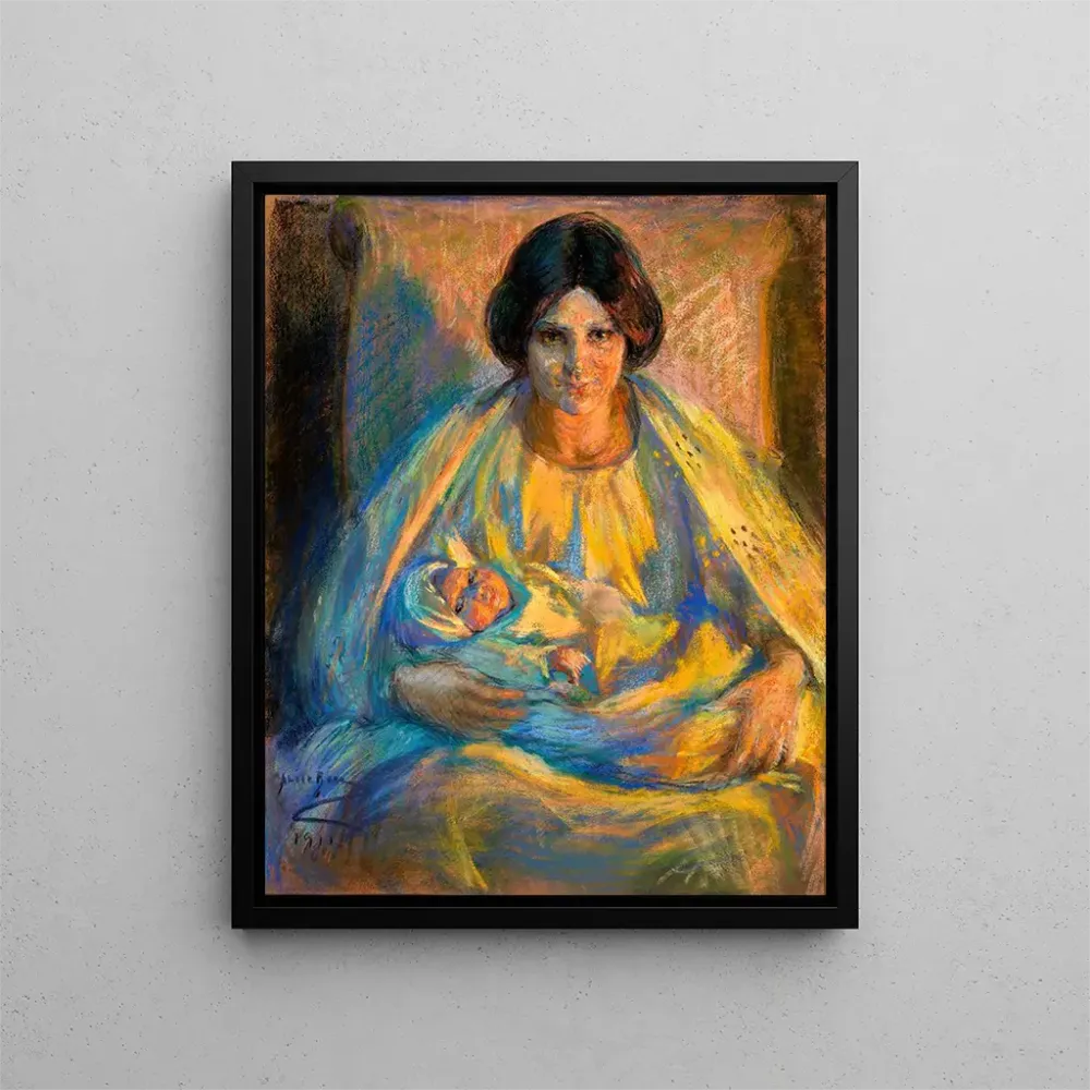 Maalaus Par Lamplight - Alice Pike Barney | Taidetuloste