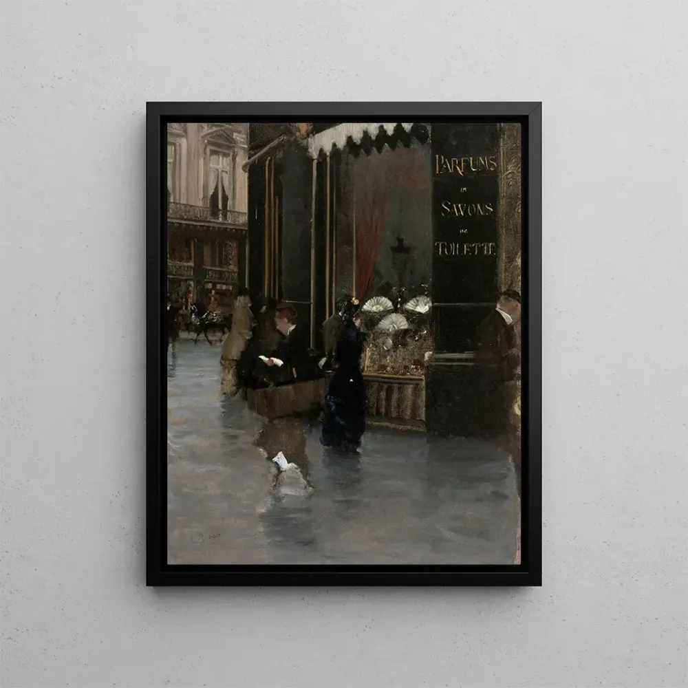 Maalaus La parfumerie - Giuseppe de Nittis | Taidetuloste