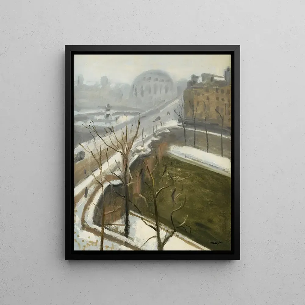 Maalaus Paris Pont-Neuf Talvi päättyy - Albert Marquet | Taidetuloste