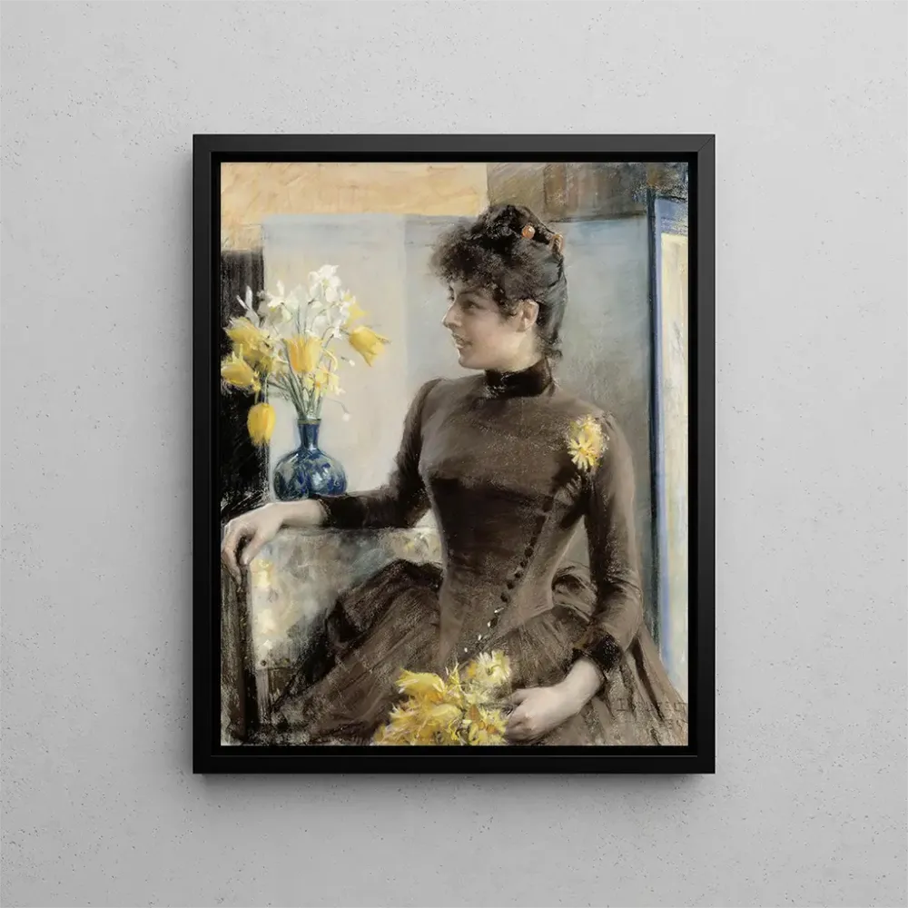 Maalaus Parisienne - Albert Edelfelt | Taidetuloste