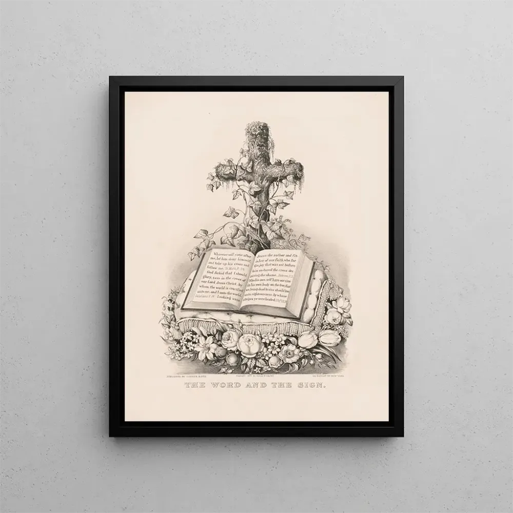 Maalaus La Parole et le Signe - Currier Ives | Taidetuloste