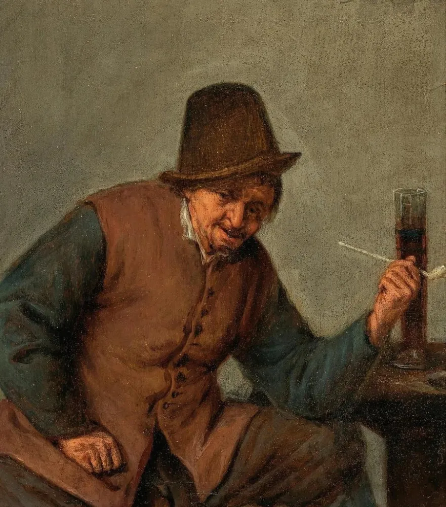 Maalaus Un paysan fumant - Adriaen van Ostade | Taidetuloste