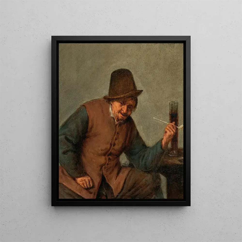 Maalaus Un paysan fumant - Adriaen van Ostade | Taidetuloste