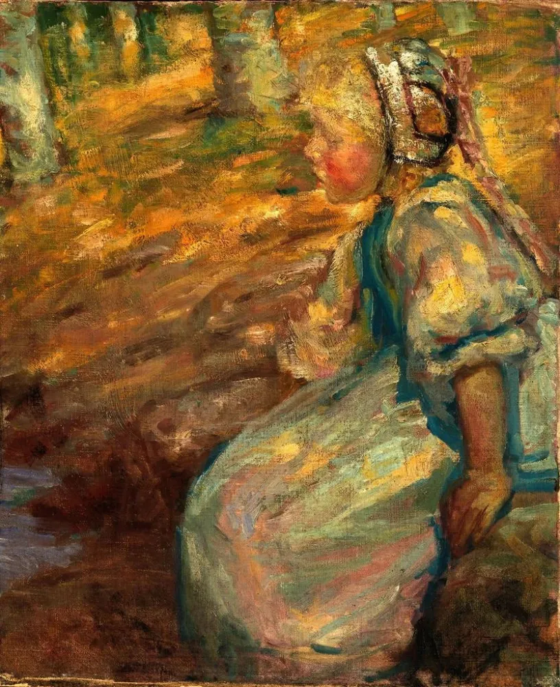 Maalaus Paysanne - Alice Pike Barney | Taidetuloste