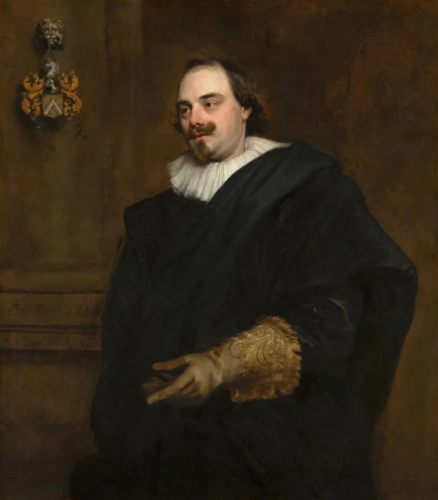Maalaus Peeter Stevensin muotokuvasta - Antoine van Dyck | Taidetuloste