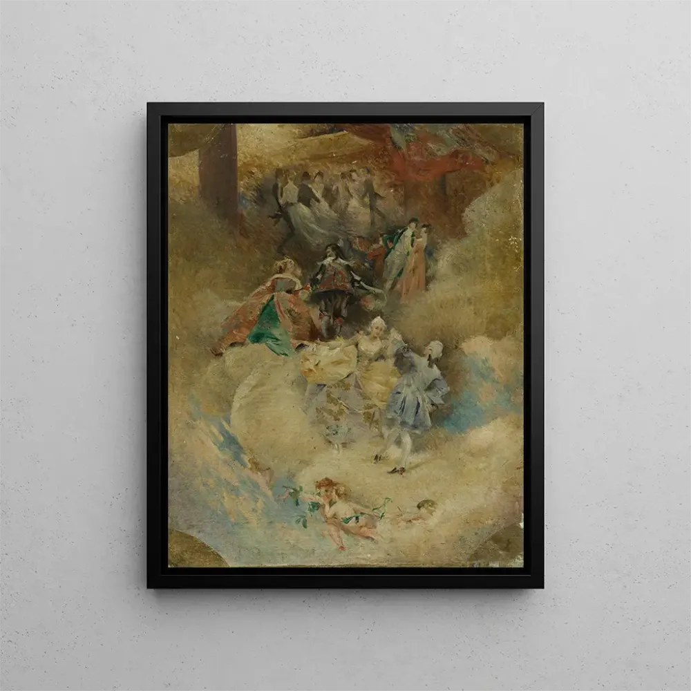Maalaus La Peinture à travers les âges : La Danse à travers les âges - Aim Morot | Taidetuloste