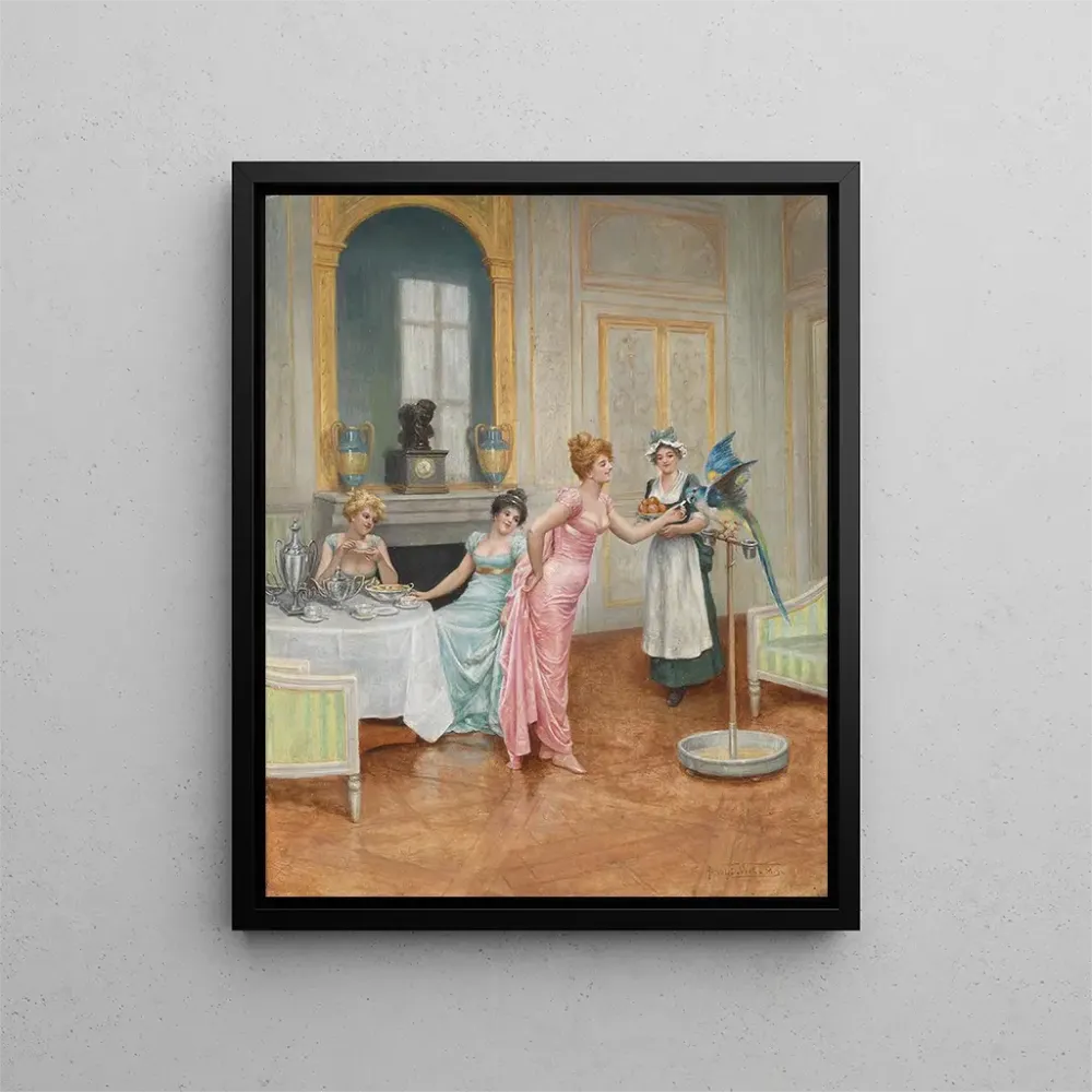 Maalaus Le perroquet - Arnold Willms | Taidetuloste