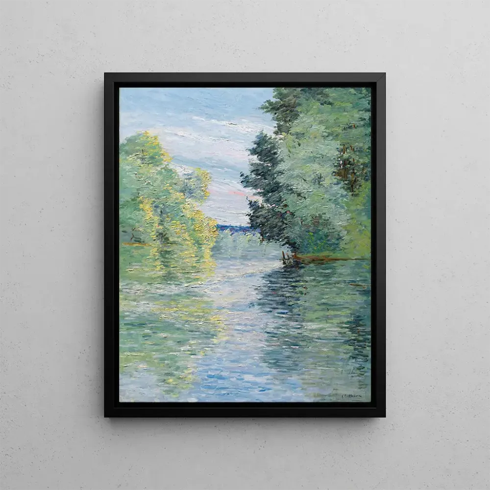 Maalaus Le Petit bras de la Seine à Argenteuil - Gustave Caillebotte | Taidetuloste