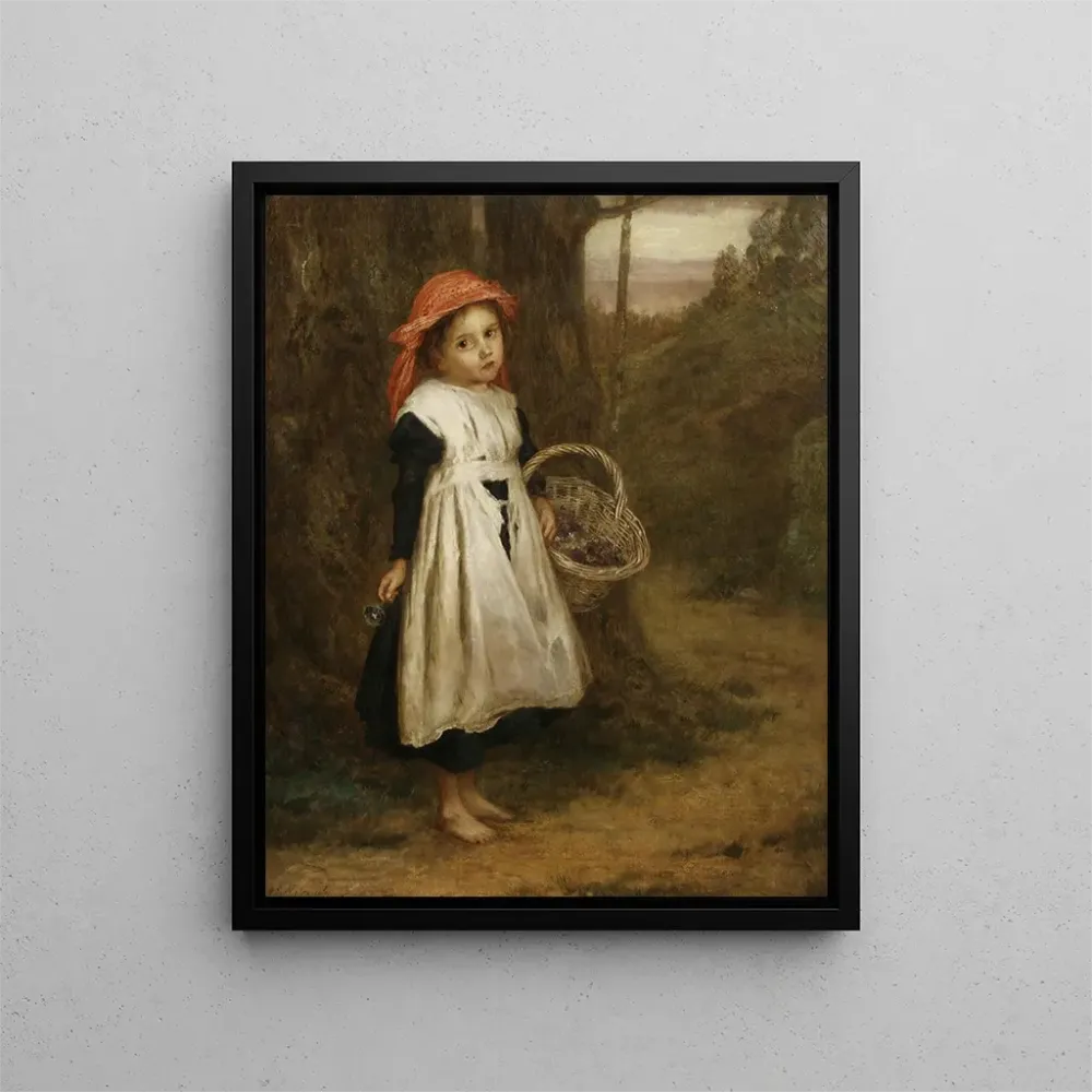 Maalaus Pieni myyjä violetteja - Augustus Edwin Mulready | Taidetuloste