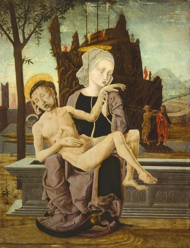 Maalaus Pietà - Après Cosimo Tura | Taidetuloste