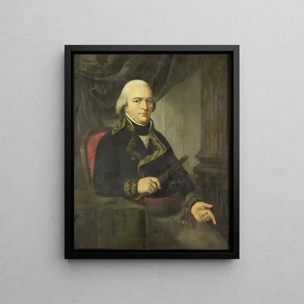 Maalaus Pieter Gerardus van Overstratenin, Itä-Intian hallintopäällikön, Adriaan de Lelie | Taidetuloste