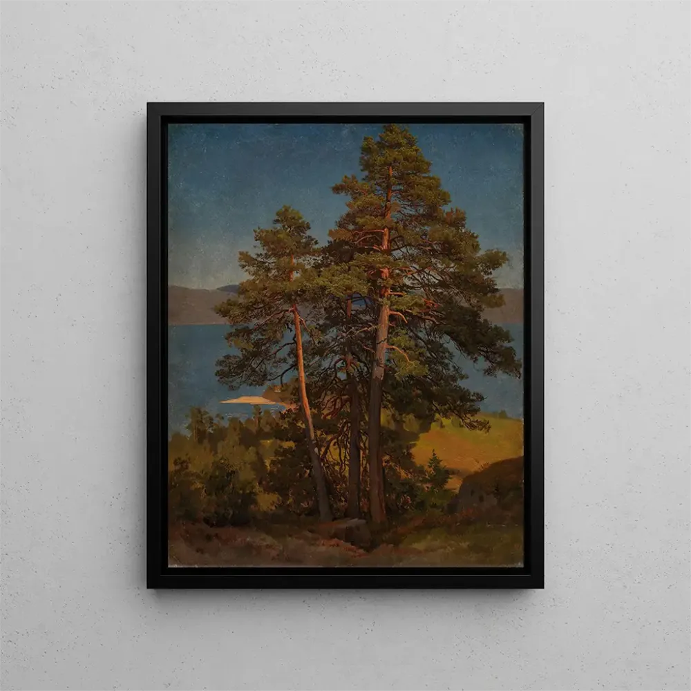 Maalaus Pins - August Cappelen | Taidetuloste