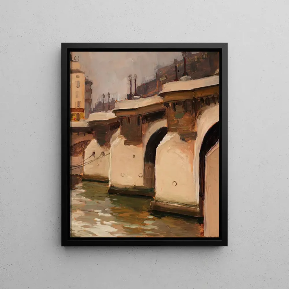 Maalaus Pont Neuf Paris - Aleksander Gierymski | Taidetuloste