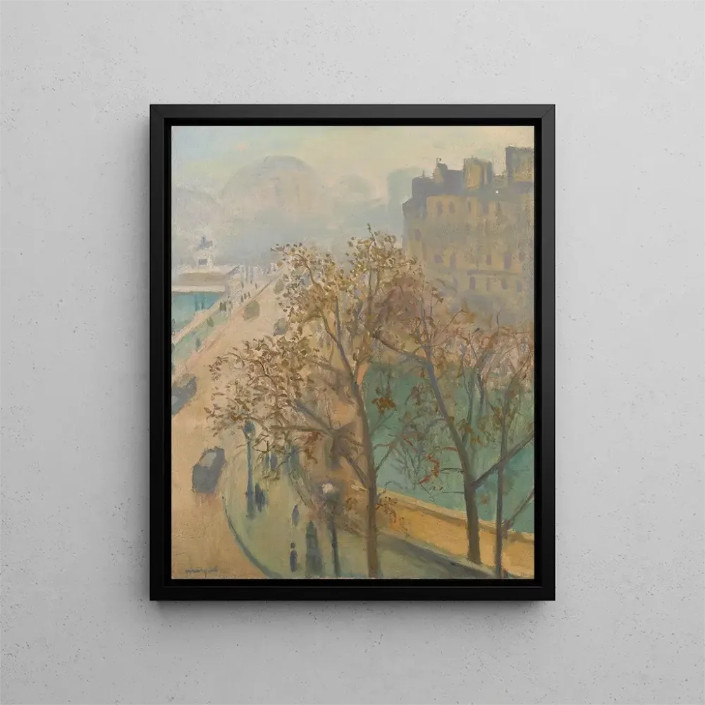 Maalaus Le Pont-Neuf Brume d'automne - Albert Marquet | Taidetuloste