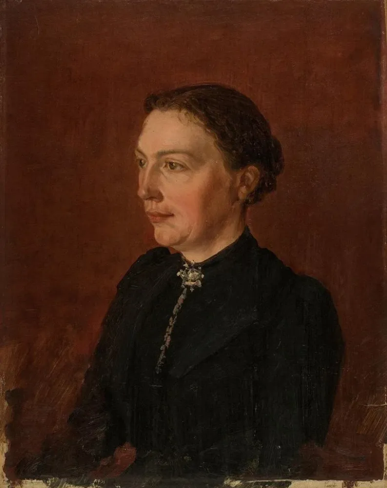 Maalaus Portrait - Amaldus Nielsen | Taidetuloste