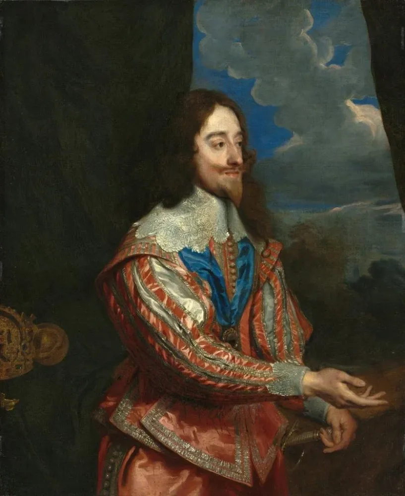Maalaus Portrait de Charles Ier 1600-1649 - Antoine van Dyck | Taidetuloste