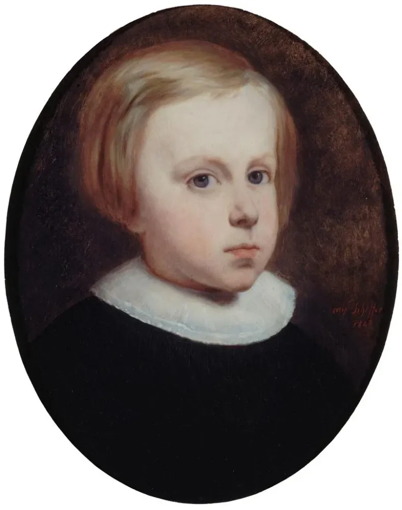 Maalaus Portrait Child - Ary Scheffer | Taidetuloste