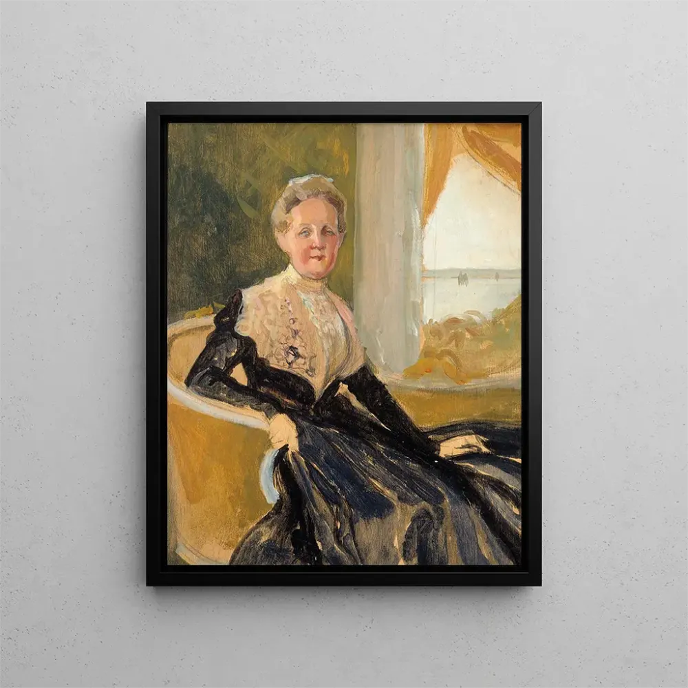 Maalaus Portrait de la comtesse Elisabeth Wachtmaister, esquisse de composition - Albert Edelfelt | Taidetuloste
