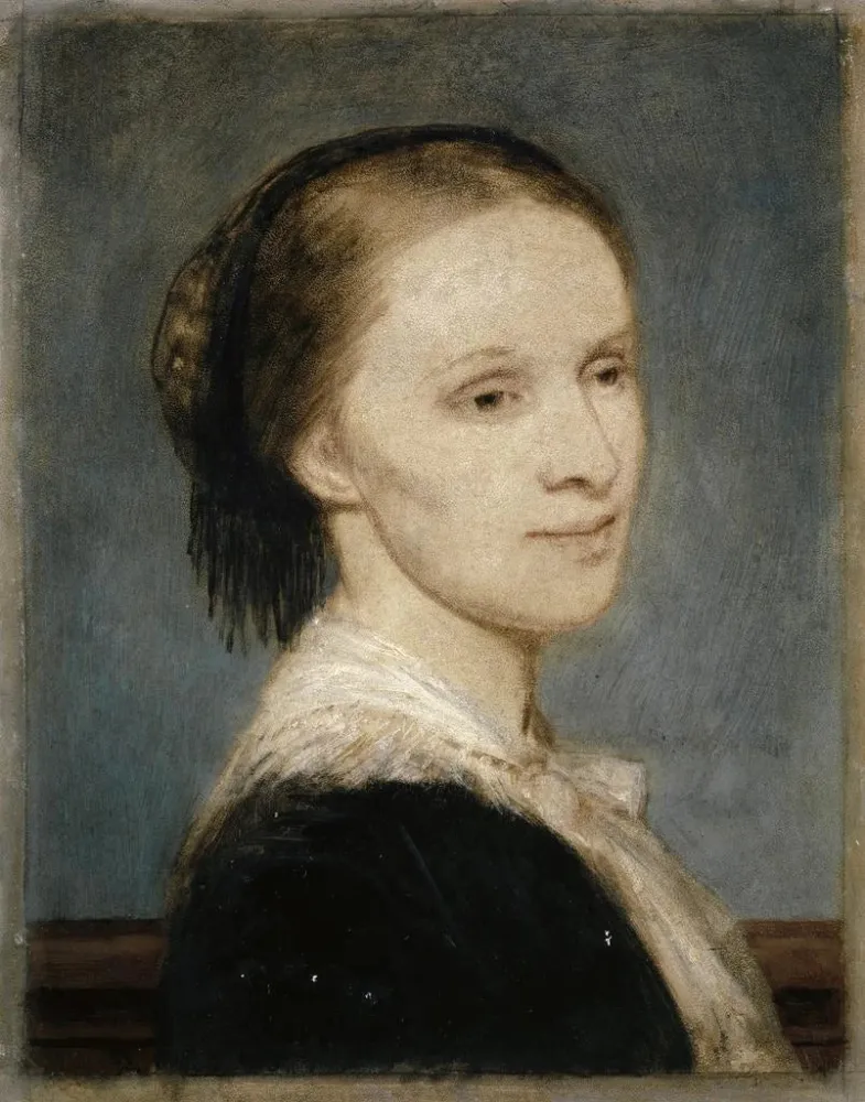 Maalaus Portrait d'Anna Elisabeth Burckhardt-Brenner - Arnold Böcklin | Taidetuloste