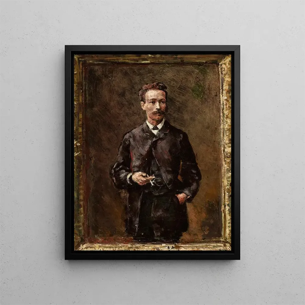 Maalaus Portrait d'Artur Gruszecki croquis - Aleksander Gierymski | Taidetuloste