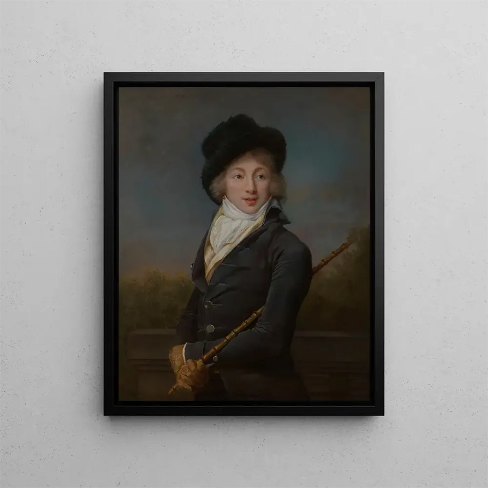 Maalaus Portrait d'Auguste Vestris 1760-1842 tanssija ranskalainen - Adèle Romany | Taidetuloste