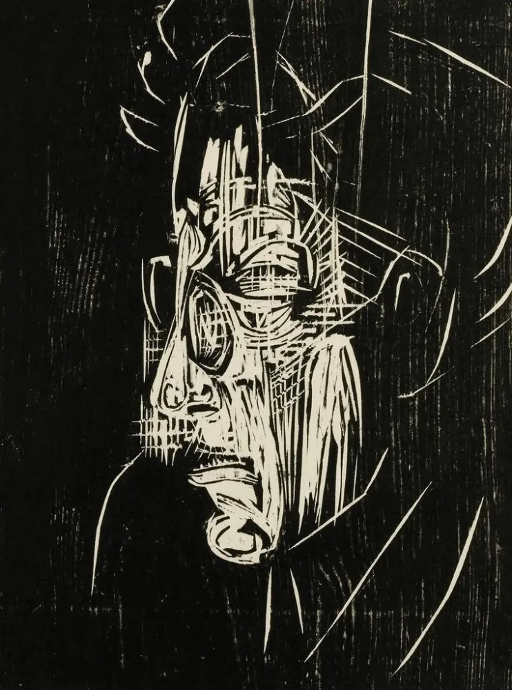 Maalaus Portrait d'Edmund Schaeffer - Albert Müller | Taidetuloste