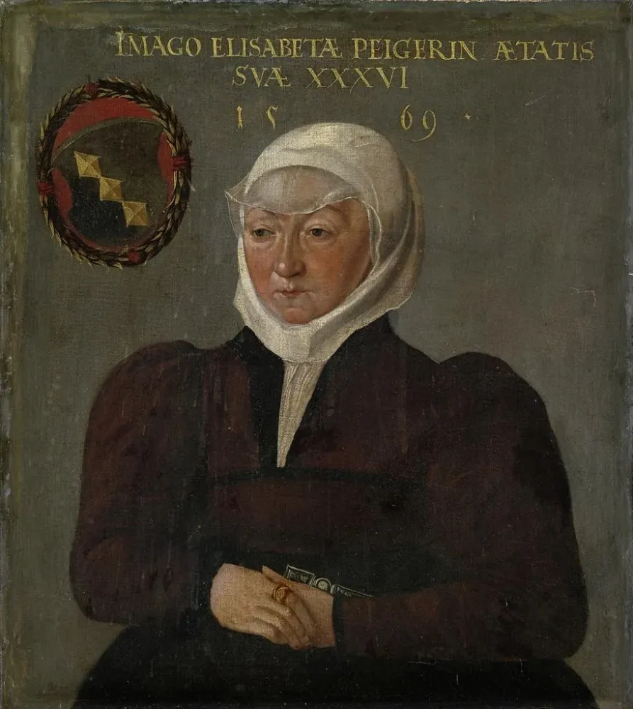 Maalaus Portrait d'Elisabeth Peyer de Schaffhouse - Abel Stimmer | Taidetuloste