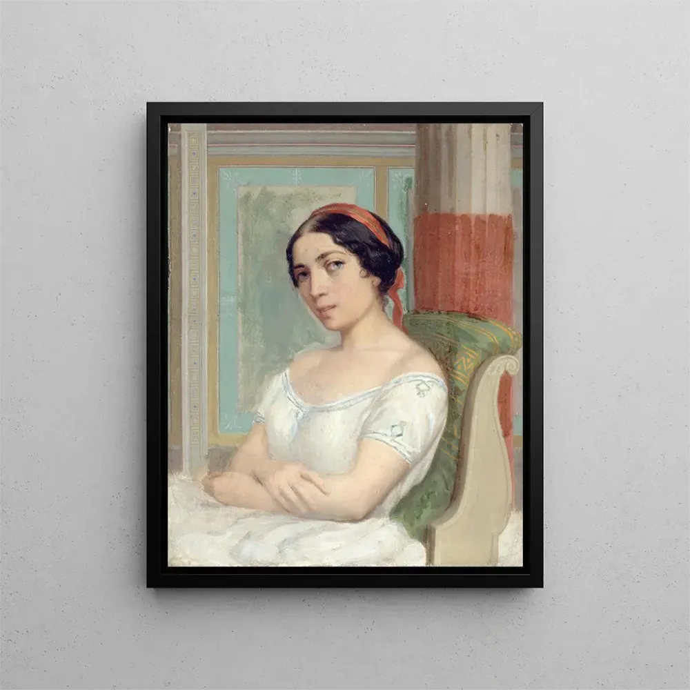 Maalaus Portrait d'Ernesta Grisi - Anonyme | Taidetuloste