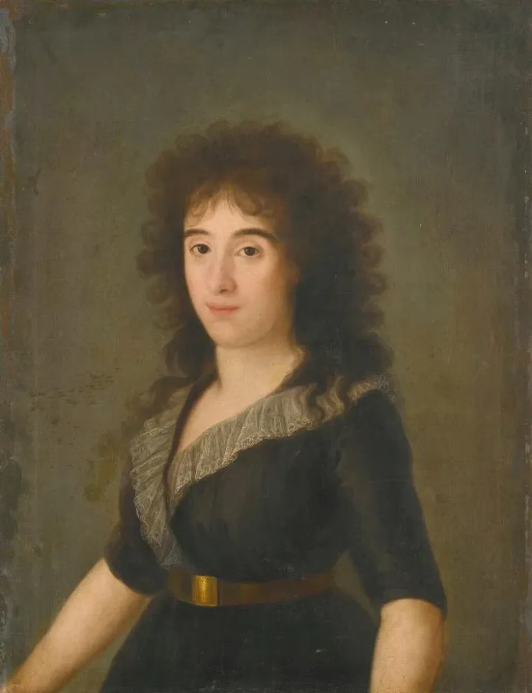 Maalaus Portrait de la deuxième Condesa de Castroterreo - Agustín Esteve y Marqués | Taidetuloste
