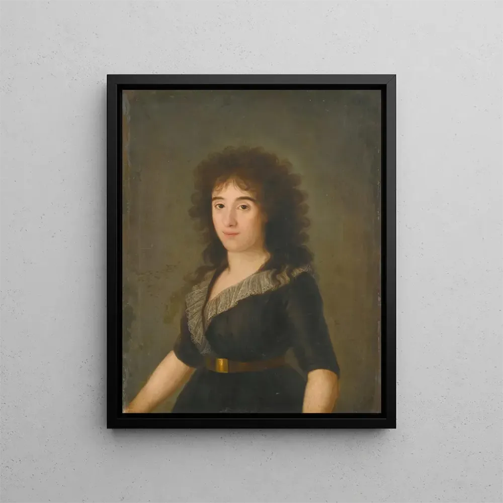 Maalaus Portrait de la deuxième Condesa de Castroterreo - Agustín Esteve y Marqués | Taidetuloste