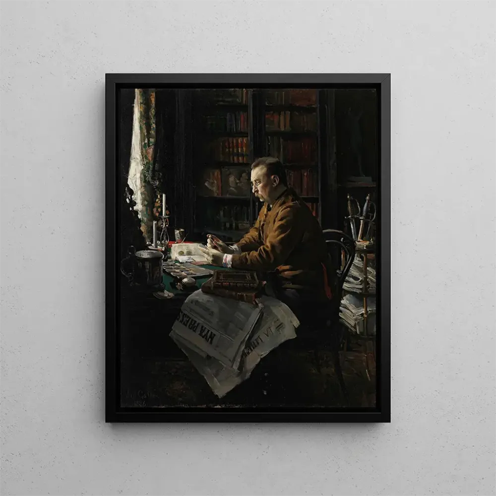 Maalaus Portrait du docteur Herman Frithiof Antell - Akseli Gallen-Kallela | Taidetuloste