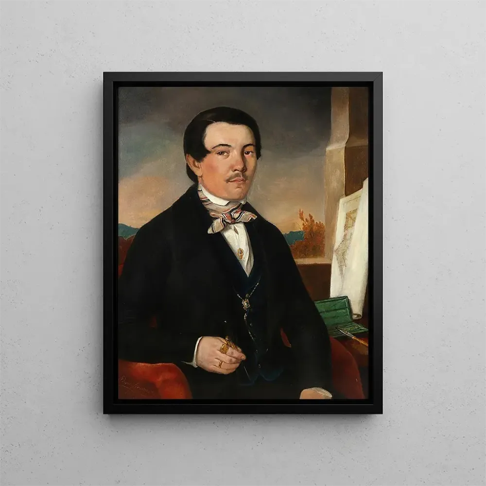 Maalaus Portrait d'un architecte - Adam Brenner | Taidetuloste