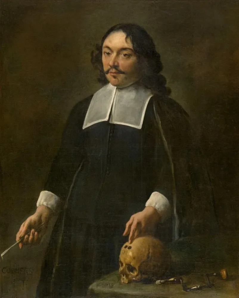 Maalaus Portrait d'un chirurgien - Jan Cossiers | Taidetuloste