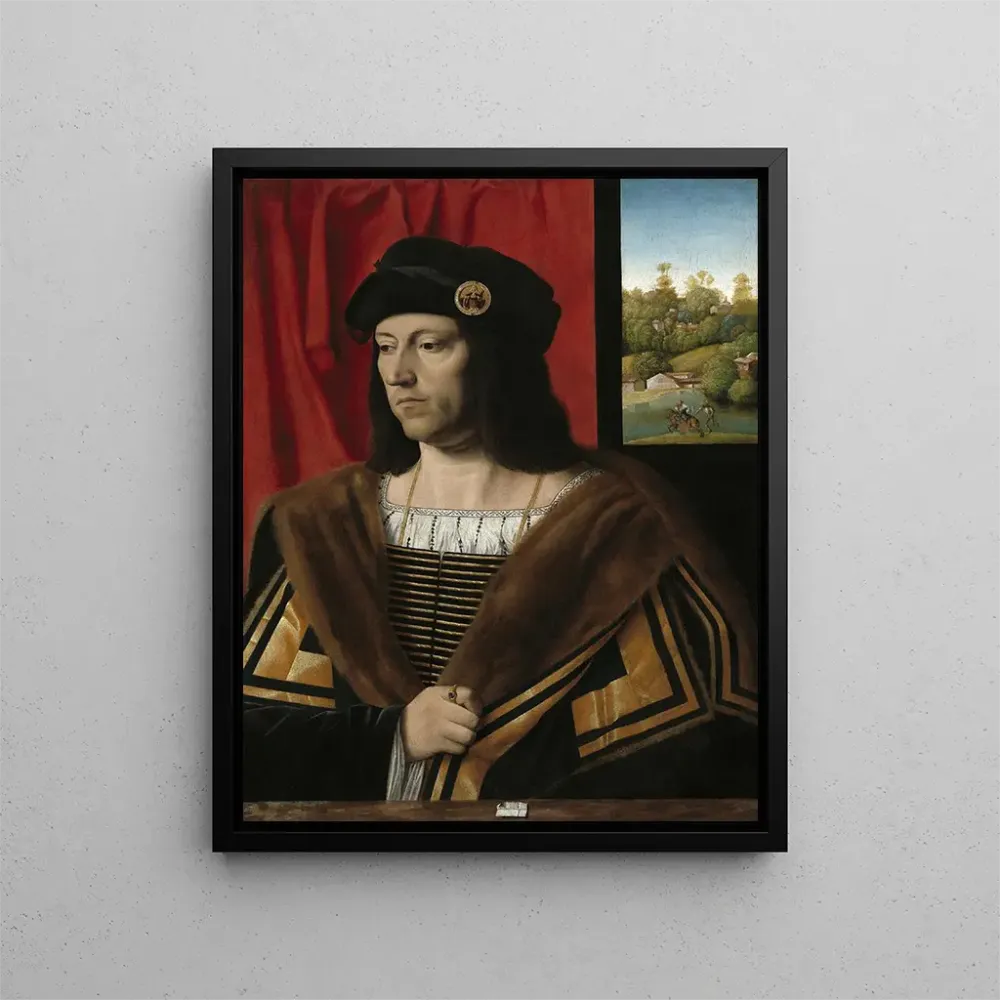 Maalaus Portrait d'un gentilhomme - Bartolomeo Veneto | Taidetuloste