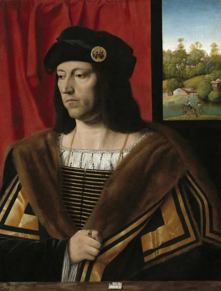 Maalaus Portrait d'un gentilhomme - Bartolomeo Veneto | Taidetuloste