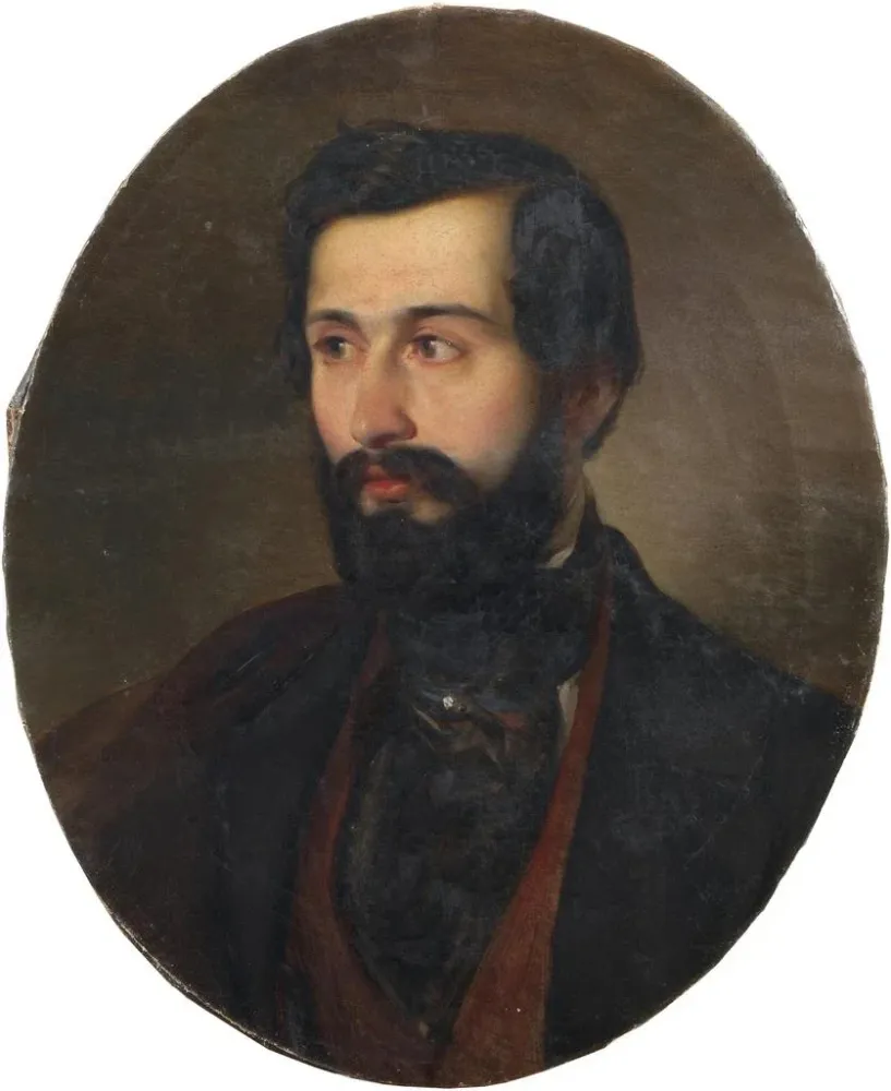 Maalaus Portrait d'un homme - Alajos Györgyi Giergl | Taidetuloste
