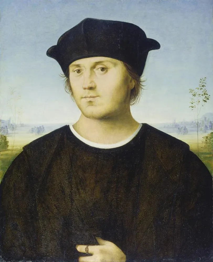 Maalaus Portrait d'un homme - Amico Aspertini | Taidetuloste
