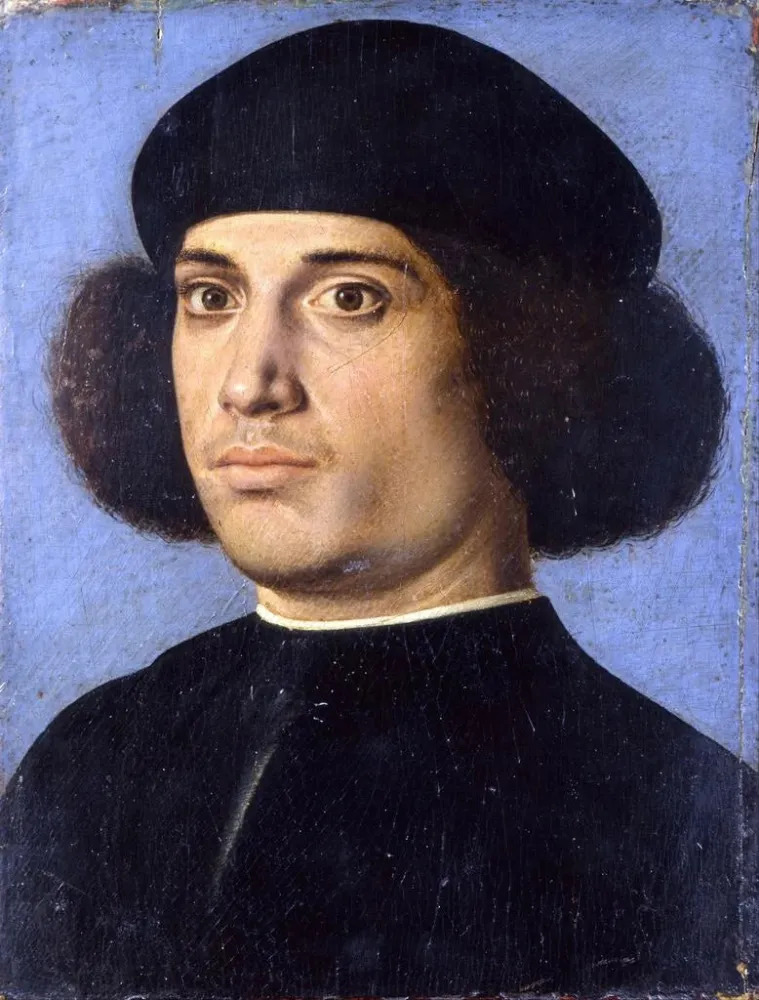 Maalaus Portrait d'un homme - Andrea Previtali | Taidetuloste