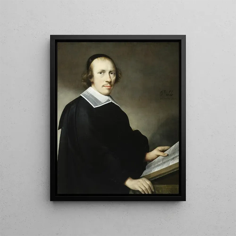 Maalaus Portrait d'un homme avec un livre - Anthonie Palamedesz | Taidetuloste