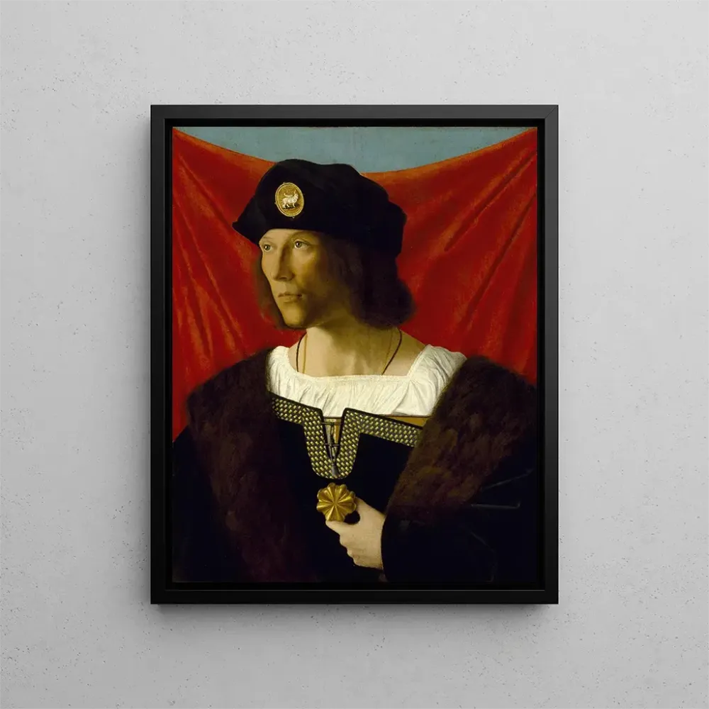 Maalaus Portrait d'un homme - Bartolomeo Veneto | Taidetuloste