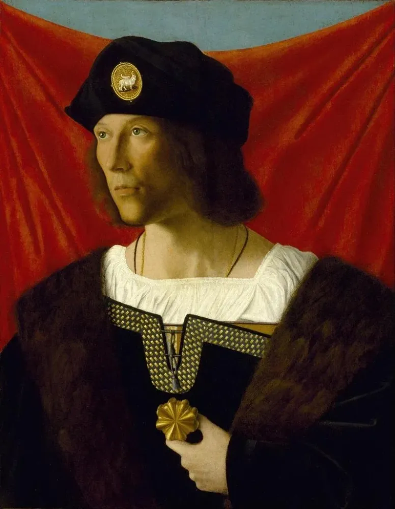 Maalaus Portrait d'un homme - Bartolomeo Veneto | Taidetuloste