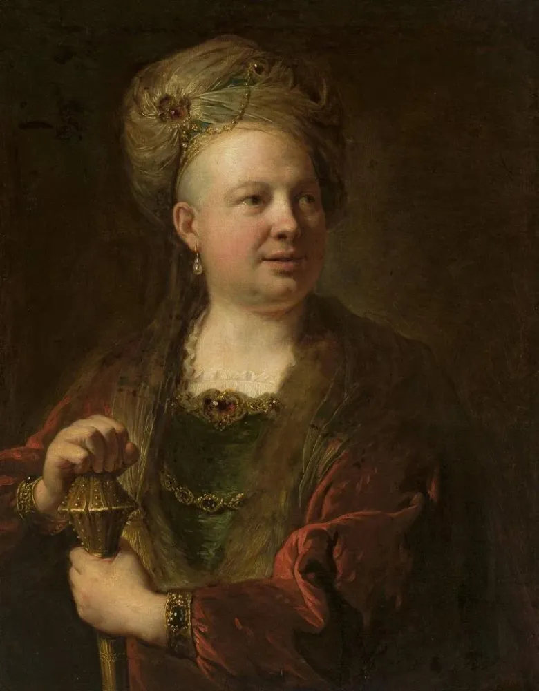 Maalaus Portrait d'un homme en costume oriental - Alexis Grimou | Taidetuloste
