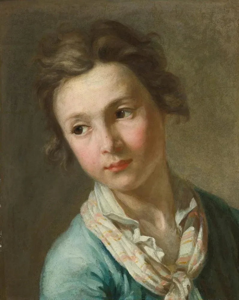 Maalaus Portrait d'un jeune - Antoine Rivalz | Taidetuloste