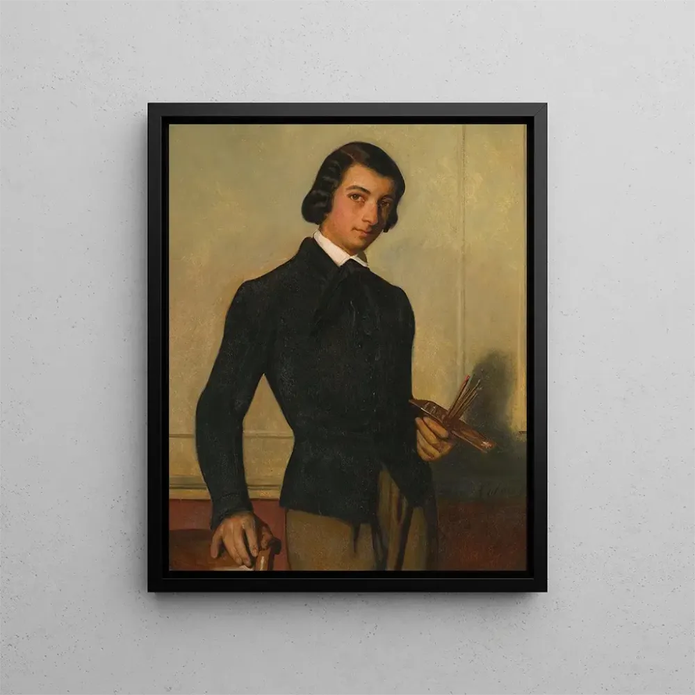 Maalaus Portrait d'un jeune artiste - Alexandre Cabanel | Taidetuloste