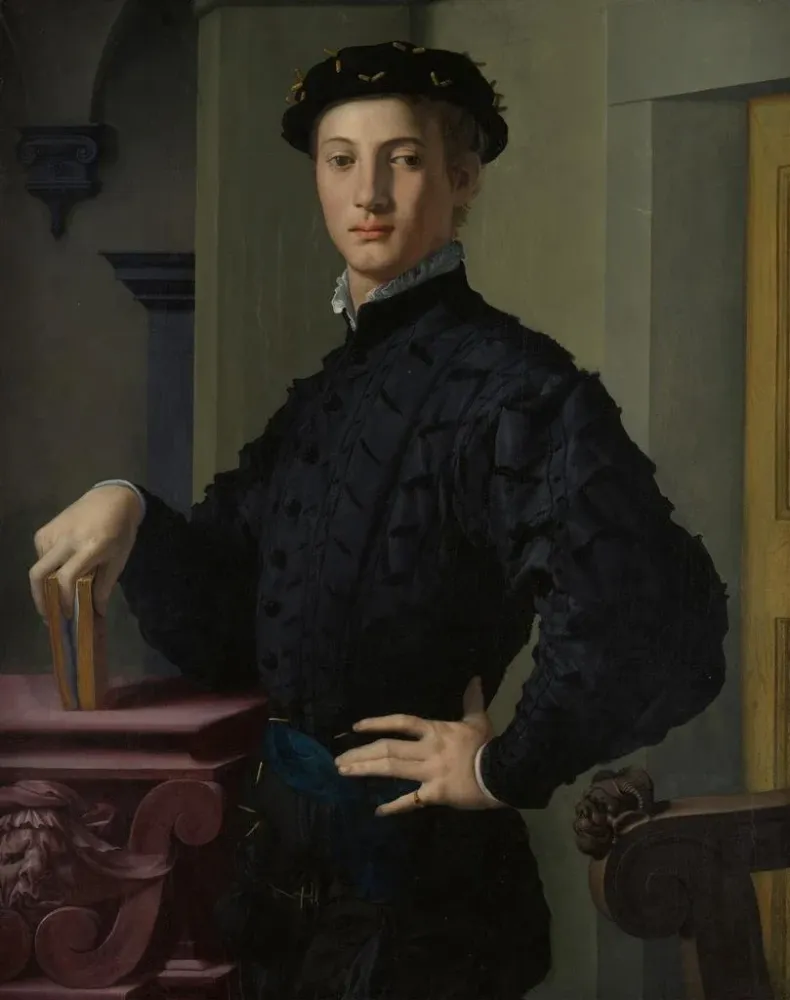 Maalaus Portrait d'un jeune homme - Agnolo Bronzino | Taidetuloste