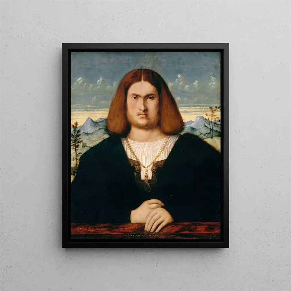 Maalaus Portrait d'un jeune homme - Alessandro Oliverio | Taidetuloste