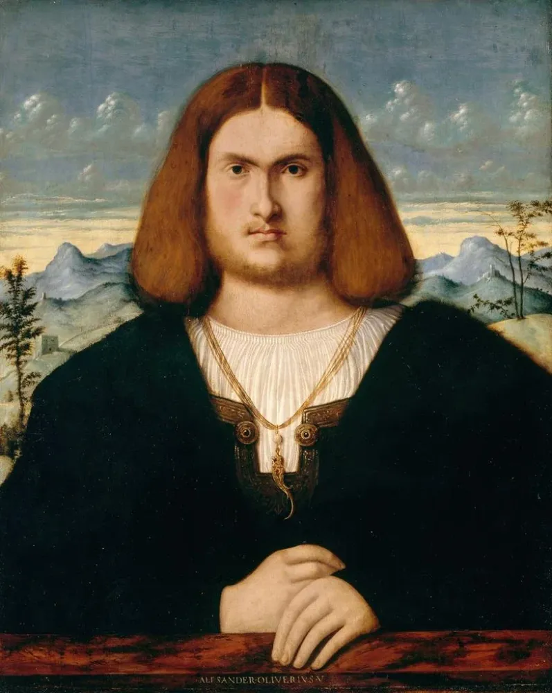 Maalaus Portrait d'un jeune homme - Alessandro Oliverio | Taidetuloste