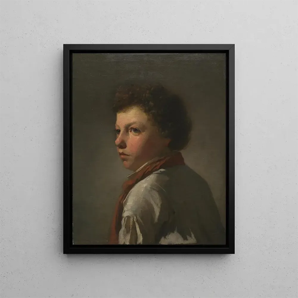 Maalaus Portrait d'un jeune homme - Anonyymi | Taidetuloste
