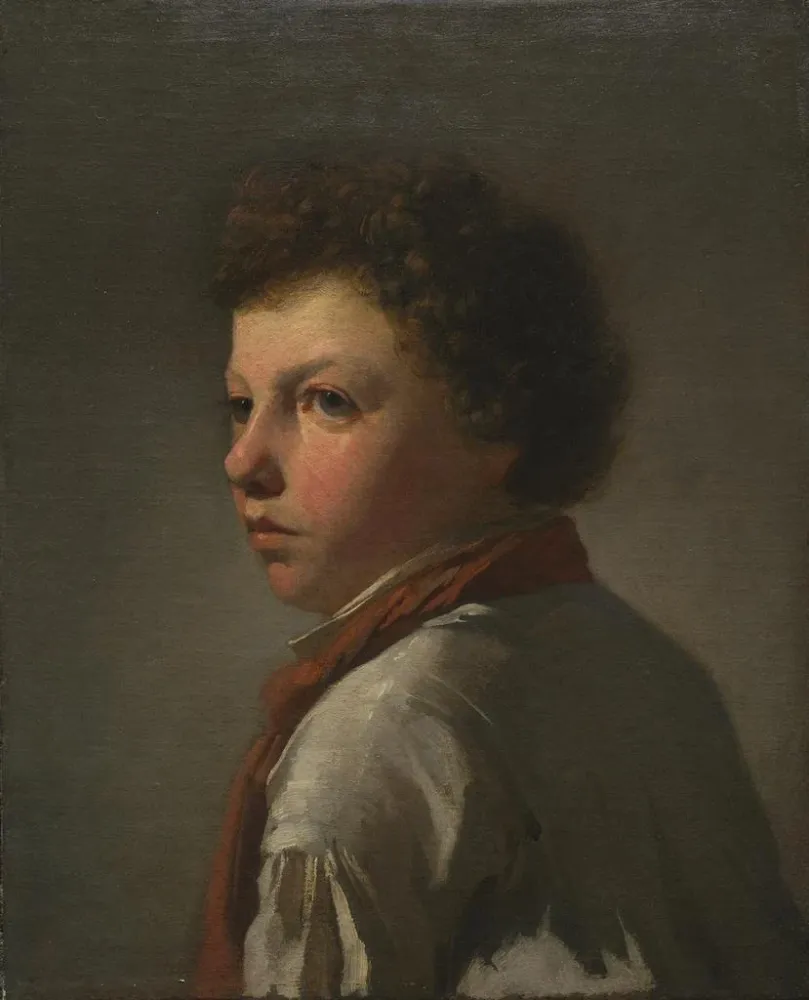 Maalaus Portrait d'un jeune homme - Anonyymi | Taidetuloste